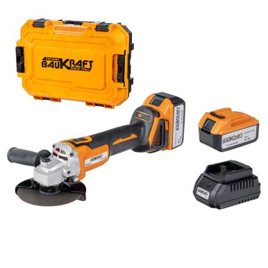 Акумулаторен безчетков ъглошлайф BAUKRAFT BK-BAG73, 18 V, 125 mm