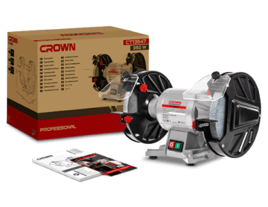 Шмиргел CROWN CT13547 , 350 W, 2840 minˉ¹, 200x20 mm