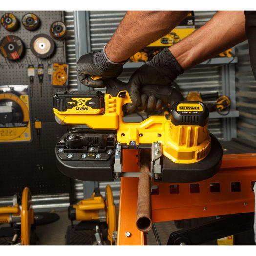 Акумулаторен лентов трион DeWALT DCS371N, 18V, 63mm - Image 6