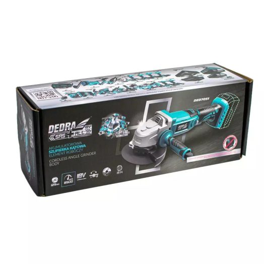 Акумулаторен ъглошлайф DEDRA DED7051 SAS+ALL, 18V, 125mm - Image 6