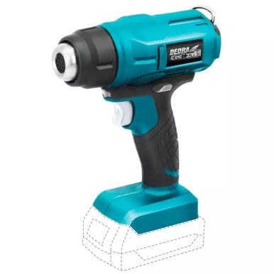 Акумулаторен пистолет за горещ въздух DEDRA DED7058 SAS+ALL, 18V, 550 градуса