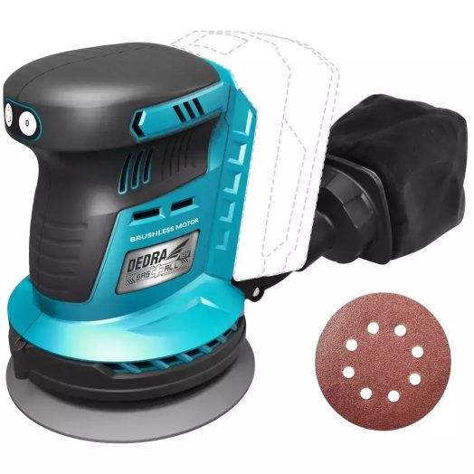 Акумулаторен ексцентършлайф DEDRA DED7062 SAS+ALL, 18V, 125mm - Image 2