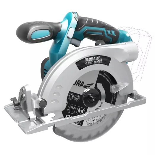 Акумулаторен ръчен циркуляр DEDRA DED7064 SAS+ALL, 18V, 165mm - Image 2