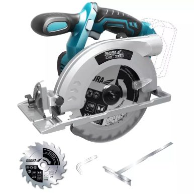 Акумулаторен ръчен циркуляр DEDRA DED7064 SAS+ALL, 18V, 165mm