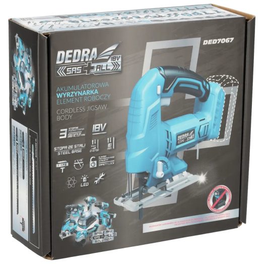 Акумулаторен прободен трион DEDRA DED7067 SAS+ALL, 18V - Image 4