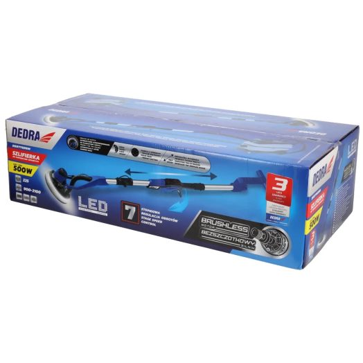 Шлайфмашина за стени и тавани DEDRA DED7768BM, 225 mm, 500W - Image 12
