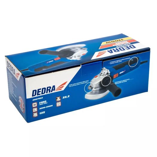 Ъглошлайф DEDRA DED7954, 125mm, 1100W, регулиране на оборотите - Image 7