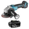 Акумулаторен ъглошлайф Makita DGA504Z, 18V, 125mm и батерия BL1830B 18V, 3Ah