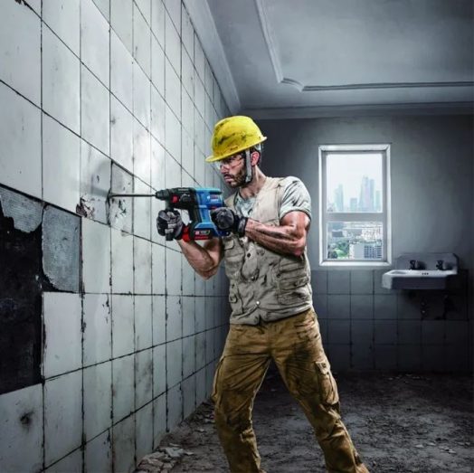 Акумулаторен перфоратор BOSCH GBH 180-Li, SDS Plus, 18 V, 2x4Ah, 1.7 J - Image 4