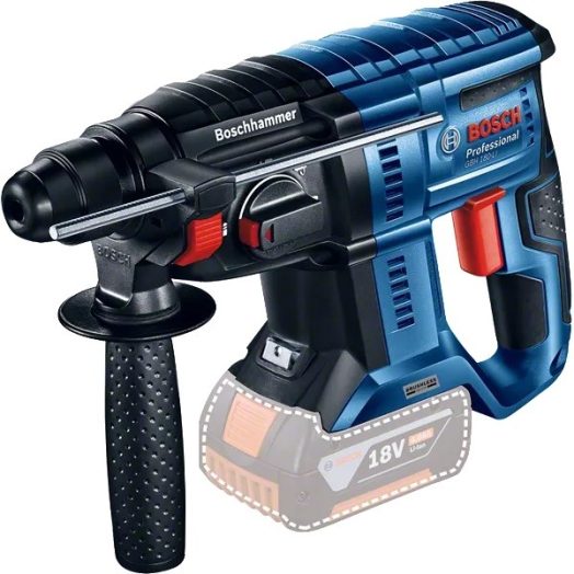 Акумулаторен перфоратор BOSCH GBH 180-Li SOLO, SDS Plus, 18 V, 1.7 J - Image 2