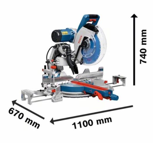 Настолен потапящ циркуляр BOSCH GCM 12 GDL , 2000 W, Ø 305 mm - Image 3