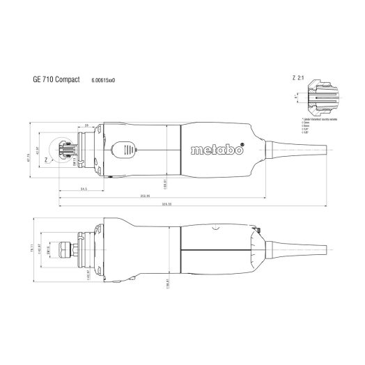 Прав шлайф METABO GE 710 COMPACT, 710W - Image 4
