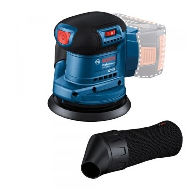 Акумулаторен ексцентършлайф BOSCH GEX 185-LI SOLO, 18 V, 125 mm