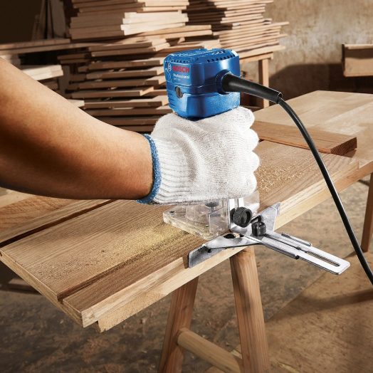 Фреза за кантове BOSCH GKF 550, 550 W, 6 mm - Image 4