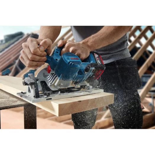 Акумулаторен ръчен циркуляр BOSCH GKS 185-LI, 18V, 165 mm - Image 5