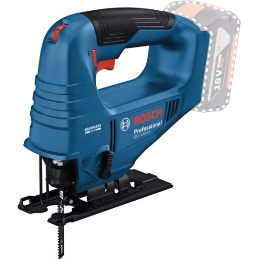 Акумулаторен прободен трион BOSCH GST 183-LI SOLO, 18V