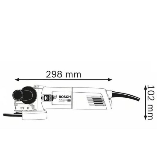 Ъглошлайф BOSCH GWX 10-125, 1000W, 125 mm - Image 2