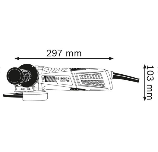 Ъглошлайф BOSCH GWX 13-125 S, 1300W, 125 mm - Image 2