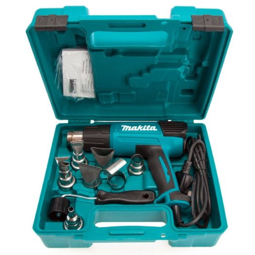 Пистолет за горещ въздух Makita HG6531CK, 2000 W, 50 – 650 °C - Image 2