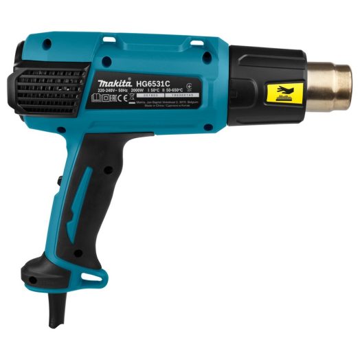 Пистолет за горещ въздух Makita HG6531CK, 2000 W, 50 – 650 °C - Image 4