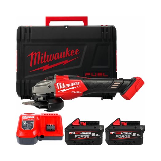 Акумулаторен високоефективен ъглошлайф MILWAUKEE M18 FHSAG125XB2-802X, 18V, 125mm