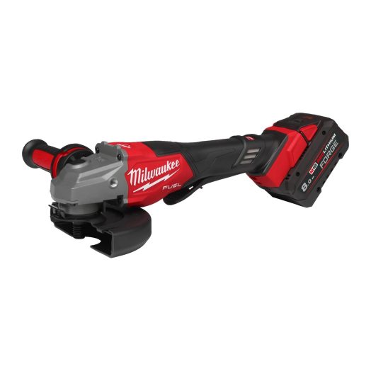 Акумулаторен високоефективен ъглошлайф със спирачка MILWAUKEE M18 FHSAG125XPDB2-802X, 18V, 125mm - Image 3