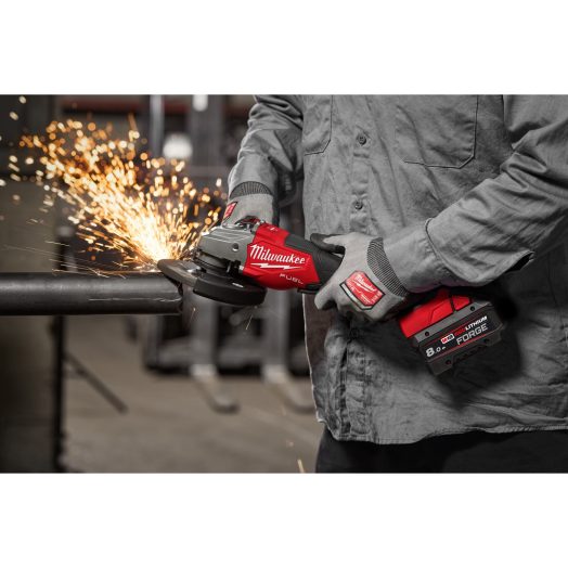 Акумулаторен високоефективен ъглошлайф със спирачка MILWAUKEE M18 FHSAG125XPDB2-802X, 18V, 125mm - Image 7