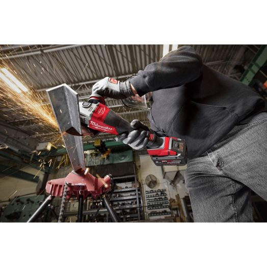Акумулаторен високоефективен ъглошлайф със спирачка MILWAUKEE M18 FHSAG125XPDB2-802X, 18V, 125mm - Image 8