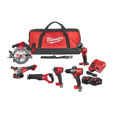 Комплект акумулаторни машини MILWAUKEE M18 FPP6H3-502B, 18V
