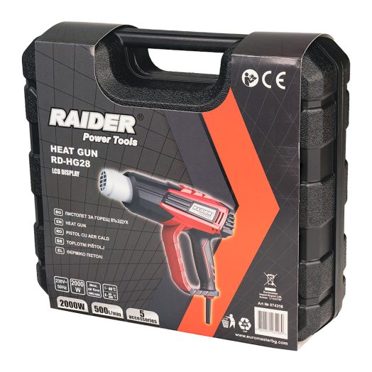 Пистолет за горещ въздух RAIDER RD-HG28 - Image 7