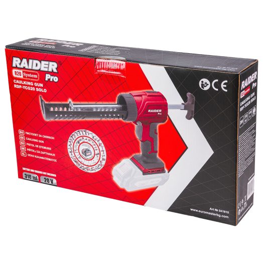 Акумулаторен пистолет за силикон RAIDER RDP-YCG20 SOLO, 20V - Image 3