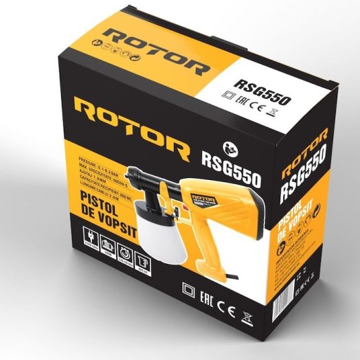 Пистолет за боядисване ROTOR RSG550, 500W - Image 6
