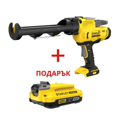 Акумулаторен пистолет за силикон STANLEY SFMCE600B, 18V