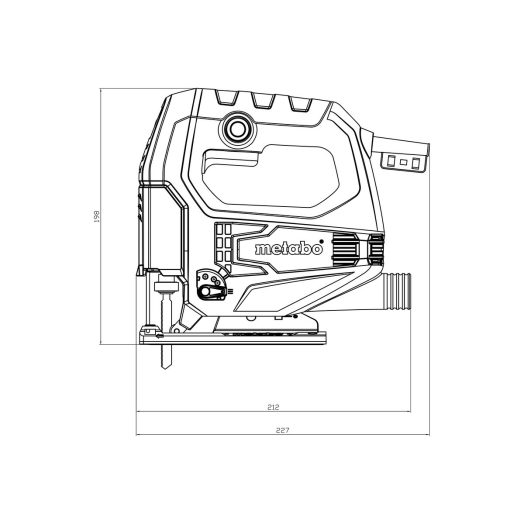 Прободен трион METABO STEB 65 QUICK, 450W, 65mm - Image 2