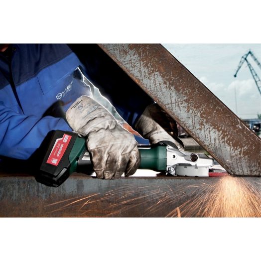 Акумулаторен ъглошлайф с плоска глава METABO WF 18 LTX 125, 18V, 125mm - Image 3