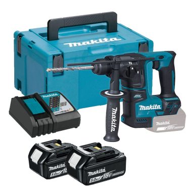Акумулаторен перфоратор Makita DHR171RTJ SDS – Plus , 18 V, 1.2 J