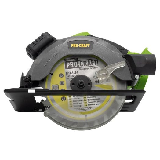 Акумулаторен циркуляр PROCRAFT PCA28bb, 20V, 165mm - Image 2