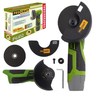 Акумулаторен ъглошлайф PROCRAFT PGA12 1B, 12 V, 76 mm