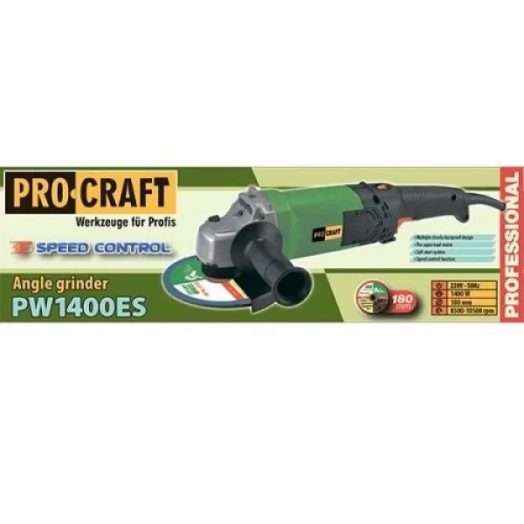 Ъглошлайф PROCRAFT PW1400ES, 1400W, 180mm - Image 3