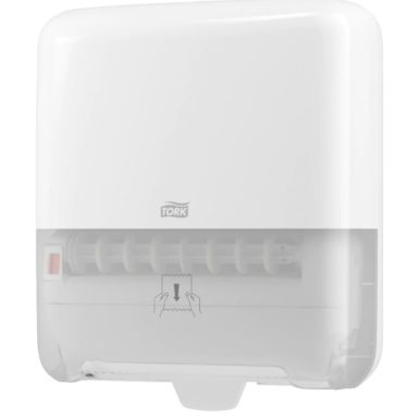 Автоматичен дозатор TORK за кърпи за ръце на ролка– system H1 - Бял