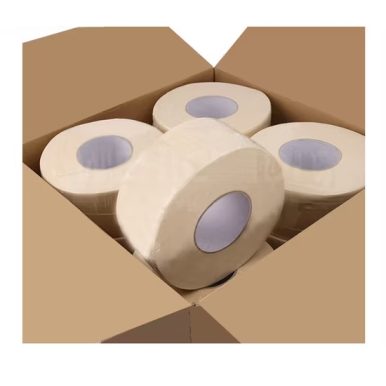 Рециклирана тоалетна хартия Mini Jumbo - 1 стек (12 рула)