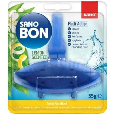 Ароматизатор за тоалетната чиния SANO BON - Лимон