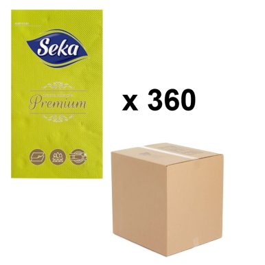 Салфетки за маса Лукс 33/40см. 2 пласта - Цвят Горчица - 360 бр. кашон