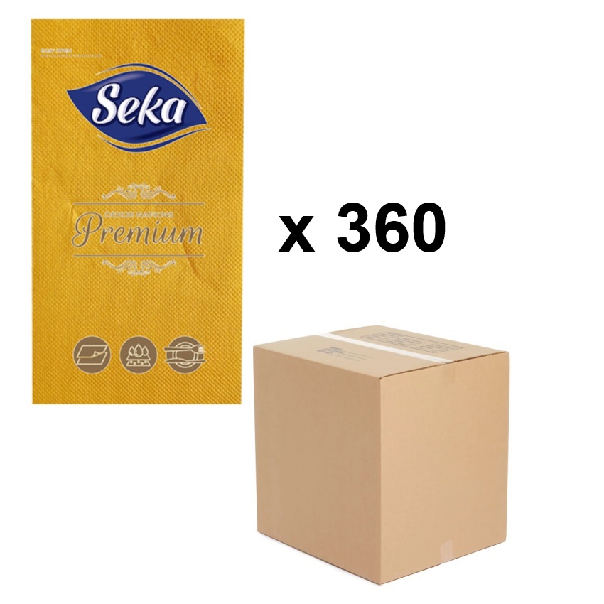 Салфетки за маса Лукс 33/40 см. 2пласта - Цвят Ярко зелено - 360 бр. кашон