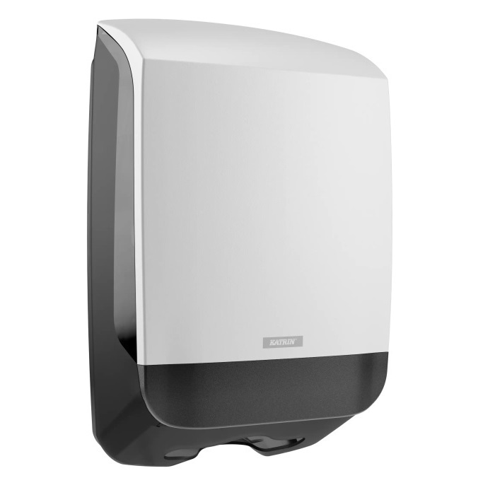 Премиум диспенсър за Z и V сгънати Хартиени кърпи за ръце - Бял - Image 2