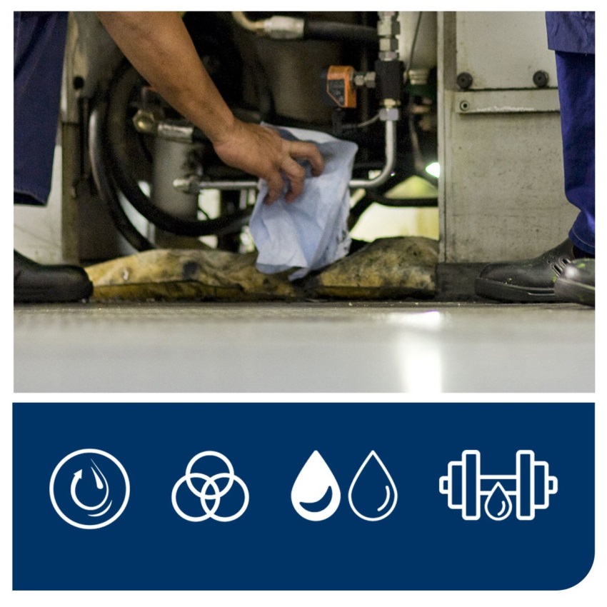 Индустриална хартия на ролка за силно замърсяване Tork - system W1 - 1000 къса - Image 2