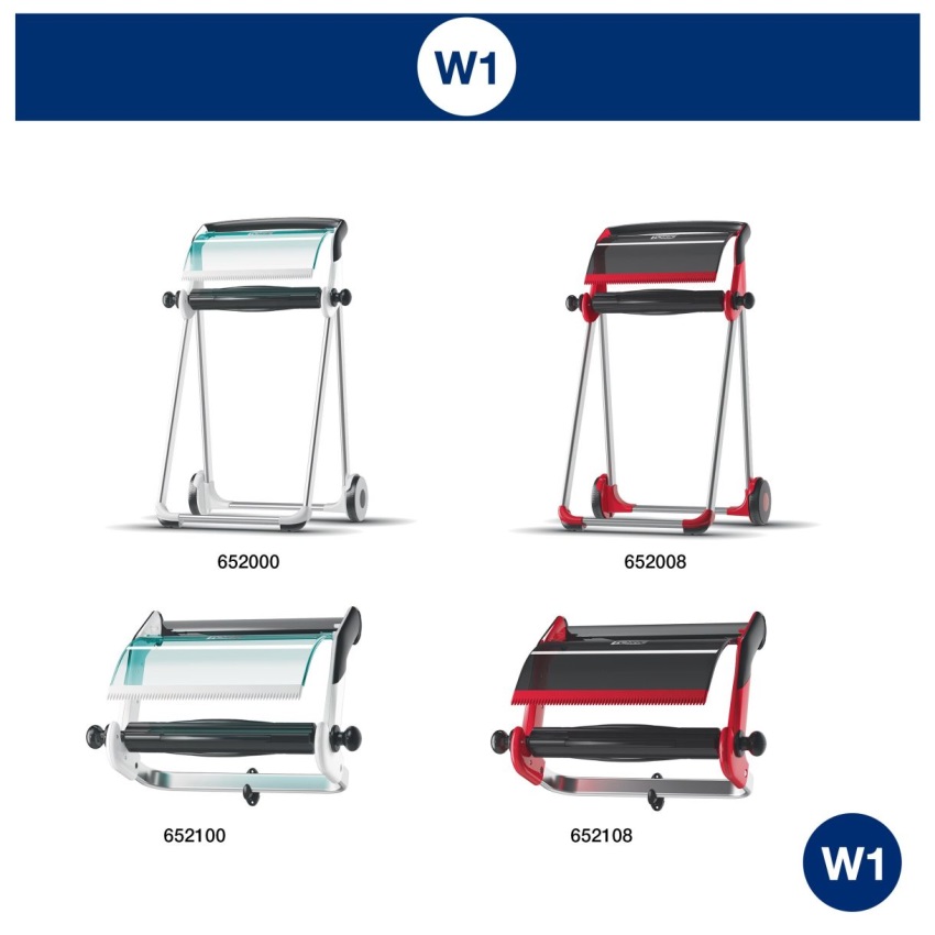 Индустриална хартия на ролка за силно замърсяване Tork - system W1 - 1000 къса - Image 5