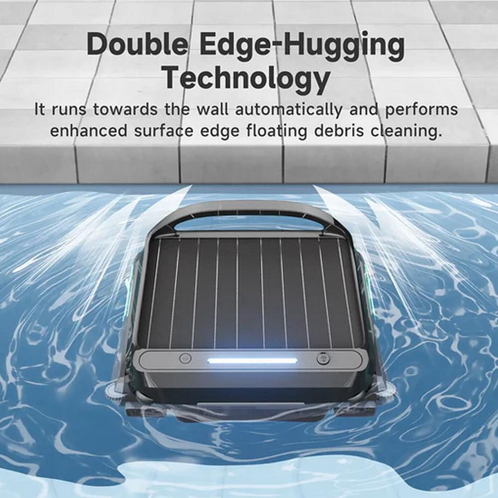 Акумулаторен скимер за почистване на повърхността на водата на басейни с соларно или DC зареждане Wybot F1 - Image 10