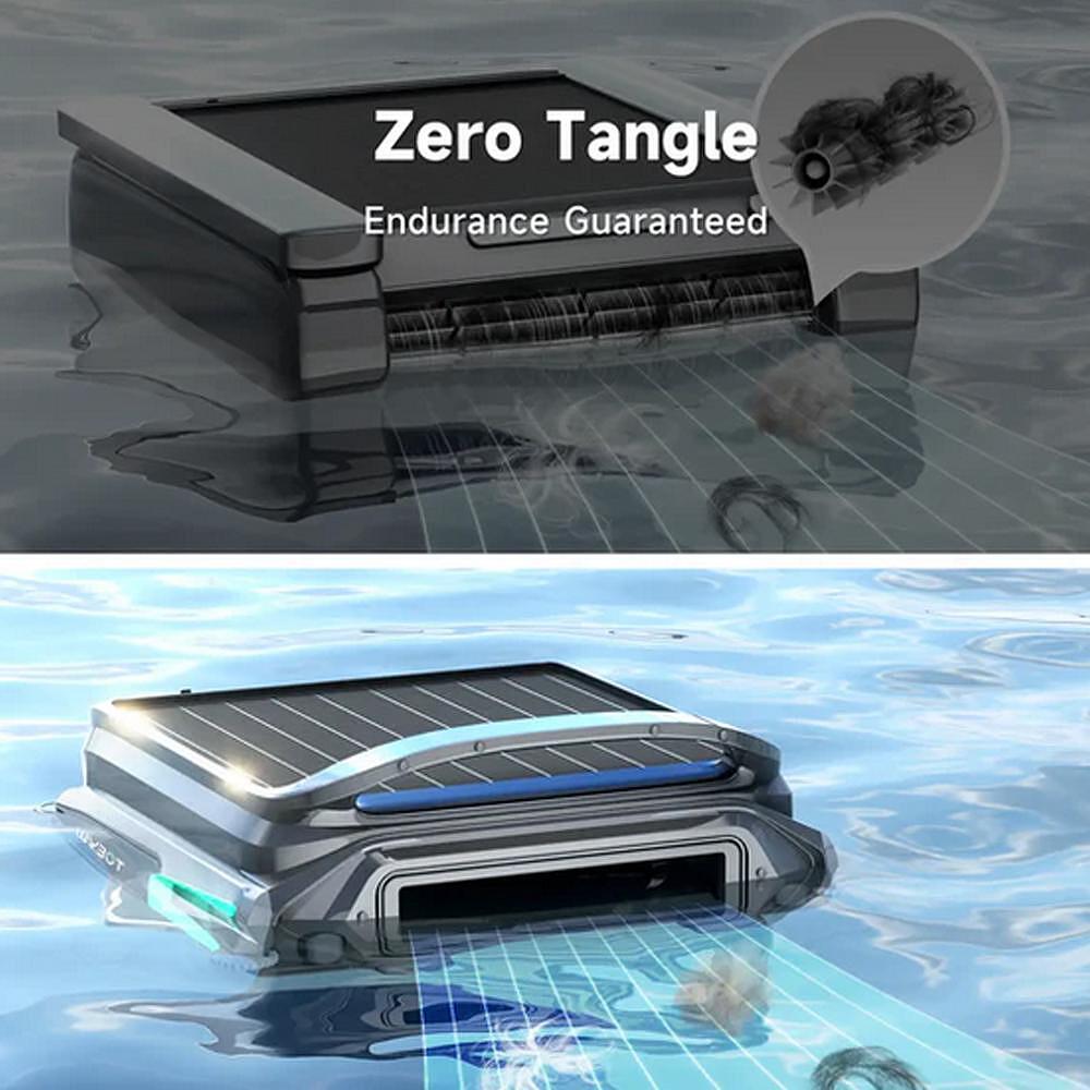 Акумулаторен скимер за почистване на повърхността на водата на басейни с соларно или DC зареждане Wybot F1 - Image 12