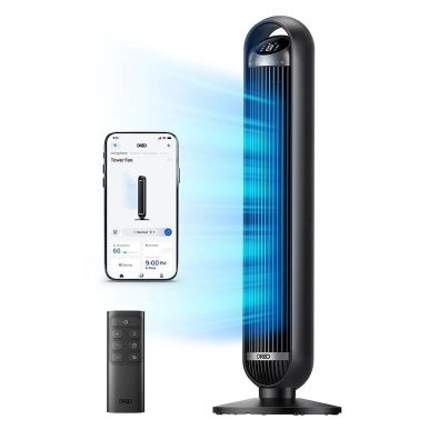 Колонен вентилатор Dreo Tower Fan 413S с Мобилно приложение и 90-градуса завъртане